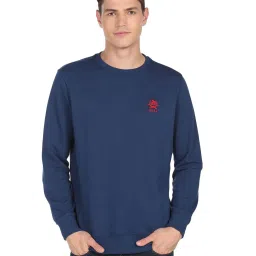 U.S. Polo Assn. Navy Cotton Regular Fit SweatShirt image 1