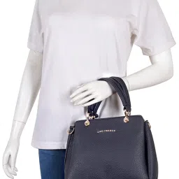 Lino Perros Black Solid Handbag image 5