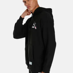 Puma Black Cotton Relaxed Fit Printed Sweatshirt image 3