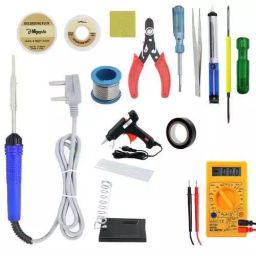 Hillgrove 15 Pcs 25 W Flat Tip Soldering Iron Machine Tool Kit, HGFC002-picture-14