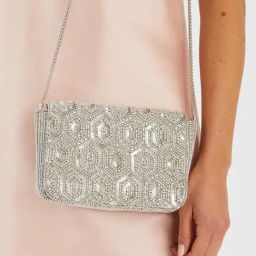 Accessorize London Silver Embellished Clutch-picture-3