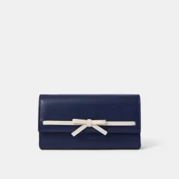 Accessorize London Navy Party Clutch image 2
