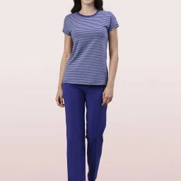 Enamor Dark Blue Lounge Pants image 4