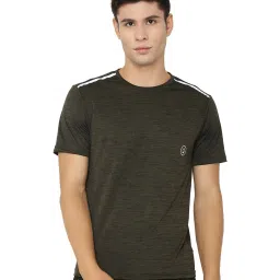 Chkokko Olive Round Neck T-Shirt image 1