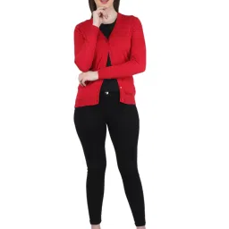 MOCA by Monte Carlo Red Cardigan image 4