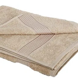 bianca LORENA [4pc] 100% Cotton Super-Soft Terry Towels -2pc Bath, 2pc Hand (d`ross) solid-taupe image 1