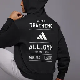 ADIDAS Unisex Printed Hooded Training Sweatshirt-picture-9