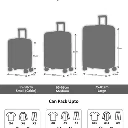 AMERICAN TOURISTER Textured Hard-Sided Large TSA Lock Trolley Bag image 5
