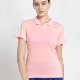 adidas Pink REGULAR Printed T-Shirt image 2