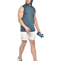 Chkokko Sky Blue Hooded T-Shirt image 5