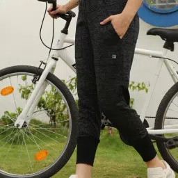 Pinacolada Black Regular Fit Trackpants image 3