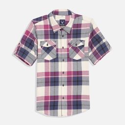 Allen Solly Junior Boys Spread Collar Checked Cotton Casual Shirt-picture-10
