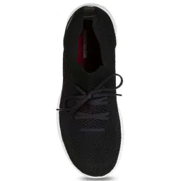 Skechers Women's GO WALK EVOLUTION ULTRA-FABLE Black White Walking Shoes image 4