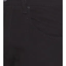 Spykar Black Slim Fit Low Rise Jeans image 4