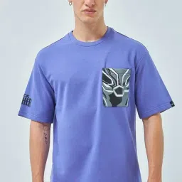 Bewakoof Blue Relaxed Fit Printed T-Shirt-picture-38