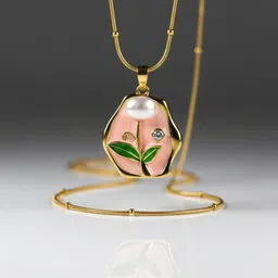 FLAURI Gold-Plated Geometric Pendants with Chains image 3