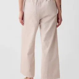 GAP Pink Cotton Solid Trousers image 2