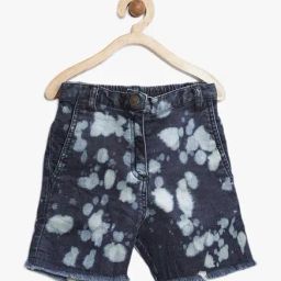 StyleStone Kids Navy Printed Shorts-picture-5