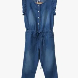 StyleStone Kids Blue Solid Jumpsuit-image-53