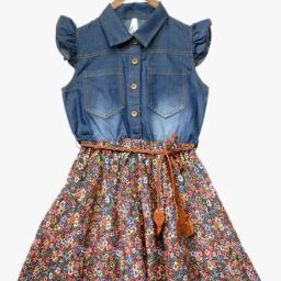 StyleStone Kids Multicolor Printed Dress-picture-32