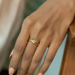 Shaya 92.5 Sterling Silver The Precious One Stackable Rings for Women-picture-16