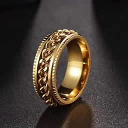 MEENAZ Men Gold Plated Finger Ring-picture-27