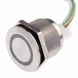RS PRO Capacitive Switch Momentary NC Illuminated Red IP68 Brass, 8232788-image-18
