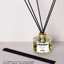 SOUL & SCENTS Transparent Jasmine Aroma Oil Diffuser 120 ml image 2