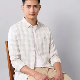 U.S. Polo Assn. Denim Co. Checked Spread Collar Cotton Casual Shirt-picture-11