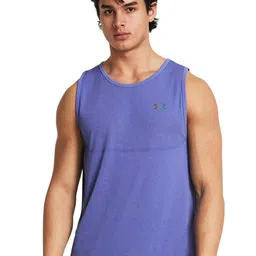 UNDER ARMOUR Solid Vanish Elite Seamless Tank Tshirts image 1