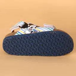 Babyoye Disney Sandals with Velcro Closure & Mickey Mouse Print - White image 5