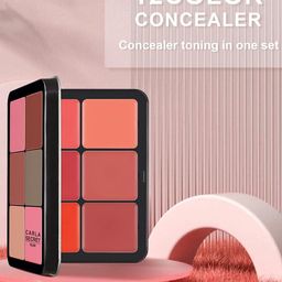 FEELHIGH 12 Colors Long Wearing Cream Blush Palette 120g-picture-17