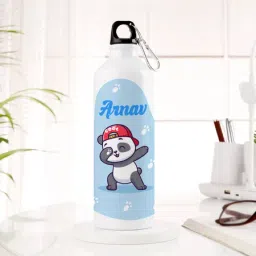Personalized Panda Sipper Bottle For Kids image 3