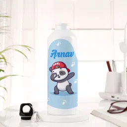 Personalized Panda Sipper Bottle For Kids image 4