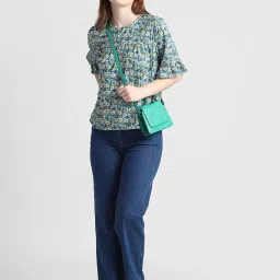Only Dark Blue Blended  Relaxed Fit High Rise Jeans image 1