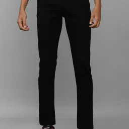 Allen Solly Black Slim Fit Lightly Washed Jeans image 1