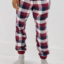 American Eagle Burgundy Regular Fit Joggers image 1