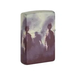 Zippo Multicolor Brass Zombie Design Windproof Pocket Lighter image 1
