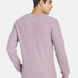 METTLE Light Purple Round Neck Regular Fit Sweatshirt image 2