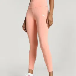 Puma Peach Cotton High Rise Sports Leggings image 1
