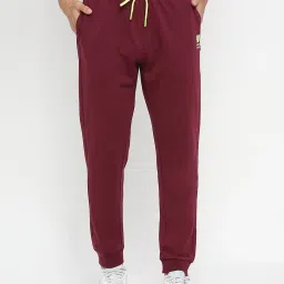 UnderJeans by Spykar Wine Joggers image 1