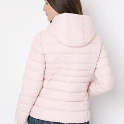 Vero Moda Pink Solid Full Sleeves Jacket image 2