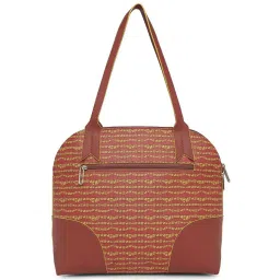 Eume Dragonfly Hot Sauce Red Leather Printed Shoulder Handbag image 2