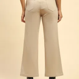 Global Republic Brown Solid Trousers image 2