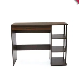 Green Soul Mekong Engineered Wood Study Table in Wood Black image 1