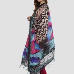 Saree Mall Multicolored Printed Dupatta image 3