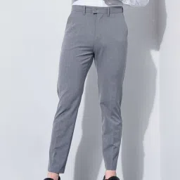 Celio Grey Slim Fit Trousers image 1