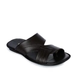 Coolers by Liberty Men's Dark Brown Casual Sandals image 1