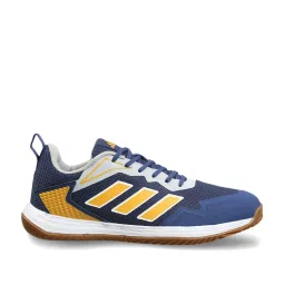 Adidas Men's BASELINER V2 Blue Indoor Court Shoes image 1