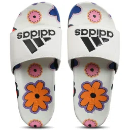 Adidas Women's ADILETTE COMFORT White Slides image 1